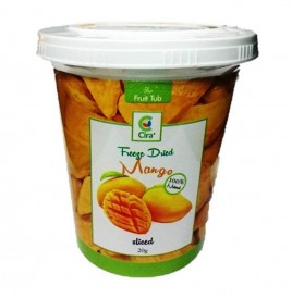 Cira Freeze Dried Mango Sliced  Tub  20 grams